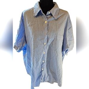 Studio Works Gingham Blouse 3X